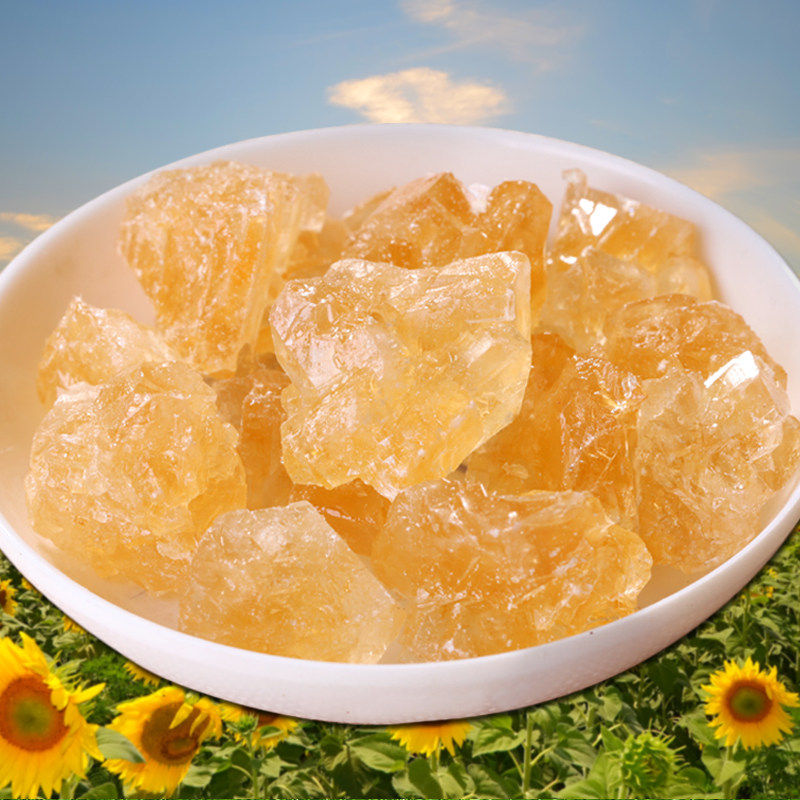 黄冰糖500gx2 天然多晶冰糖块老冰糖片土冰糖煲汤炖粥辅料