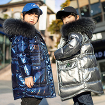 2020 new winter ABC childrens down jacket boys clothing long boy tunic boy thick down jacket