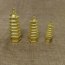 Jinta Longevity Buddha ornaments Pharmacist Buddha Statue Tota King Pagoda Buddhist supplies Buddha Alloy Dharma tools
