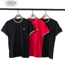 Coke spot Fred Perry wheat FP M1588 classic fashion round neck color short sleeve T-shirt mens