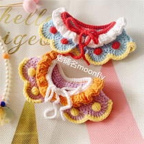 Cute pet pure handmade custom hair line braided kitty pooch Neck Photo Prop Jokha Neck Decoration