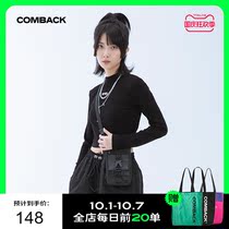 COMBACK mens sports shoulder change mobile phone shoulder bag womens fashion Wild couple casual solid color