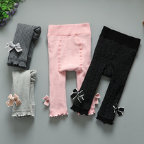 Baby big pp pants Baby girl plus velvet leggings Autumn and winter warm big ass pants Baby girl pants thick winter clothes