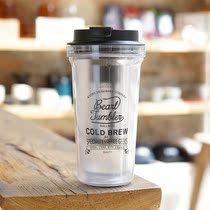 FEW coffee Japanese Rivers bear cold-cut portable accompanying Cup double insulation anti-hot