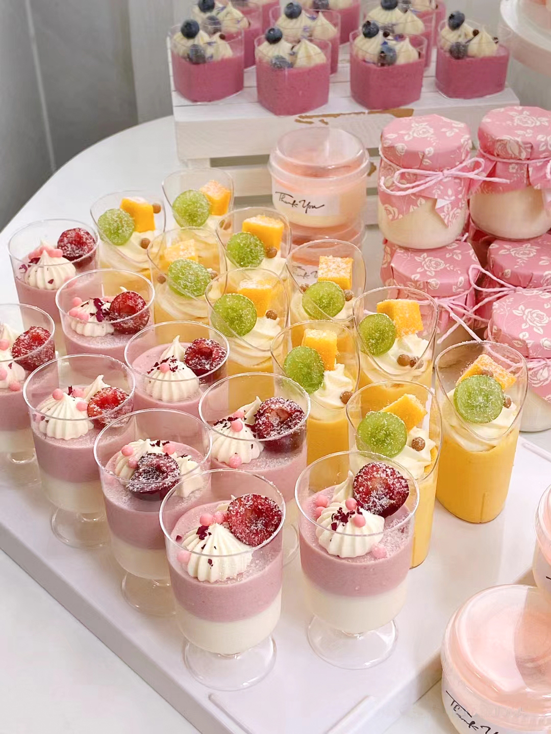 Mousse Cup Pudding Cup Jelly Dessert Table Disposable Plastic Transparent Cup Square Mini Small Sized Creative Box