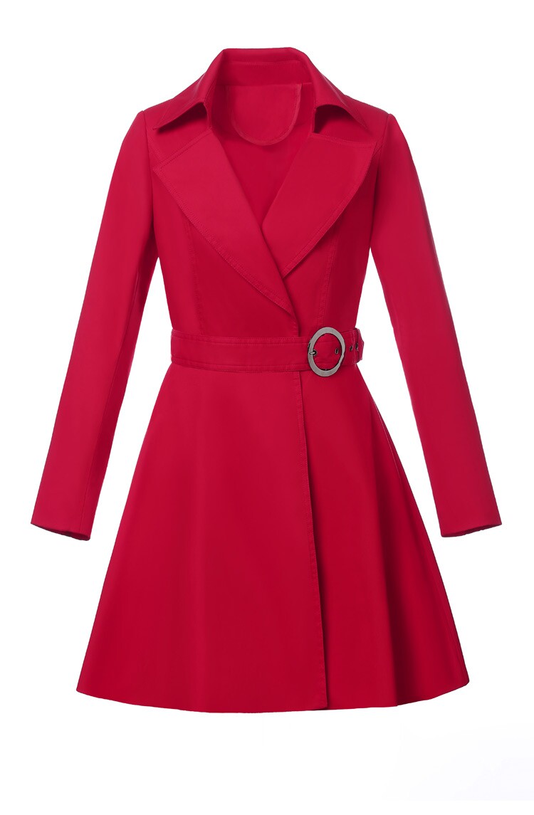 特价 春秋外套2017秋装新款韩版修身收腰中长款小个子百搭风衣女.