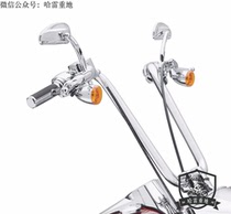 18 Harley soft tail full system road king Road King custom 16-inch modified chrome black high handle