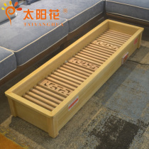 Solid wood heater Foot warmer Rectangular plus edge electric fire bucket oven oven oven oven heater Household