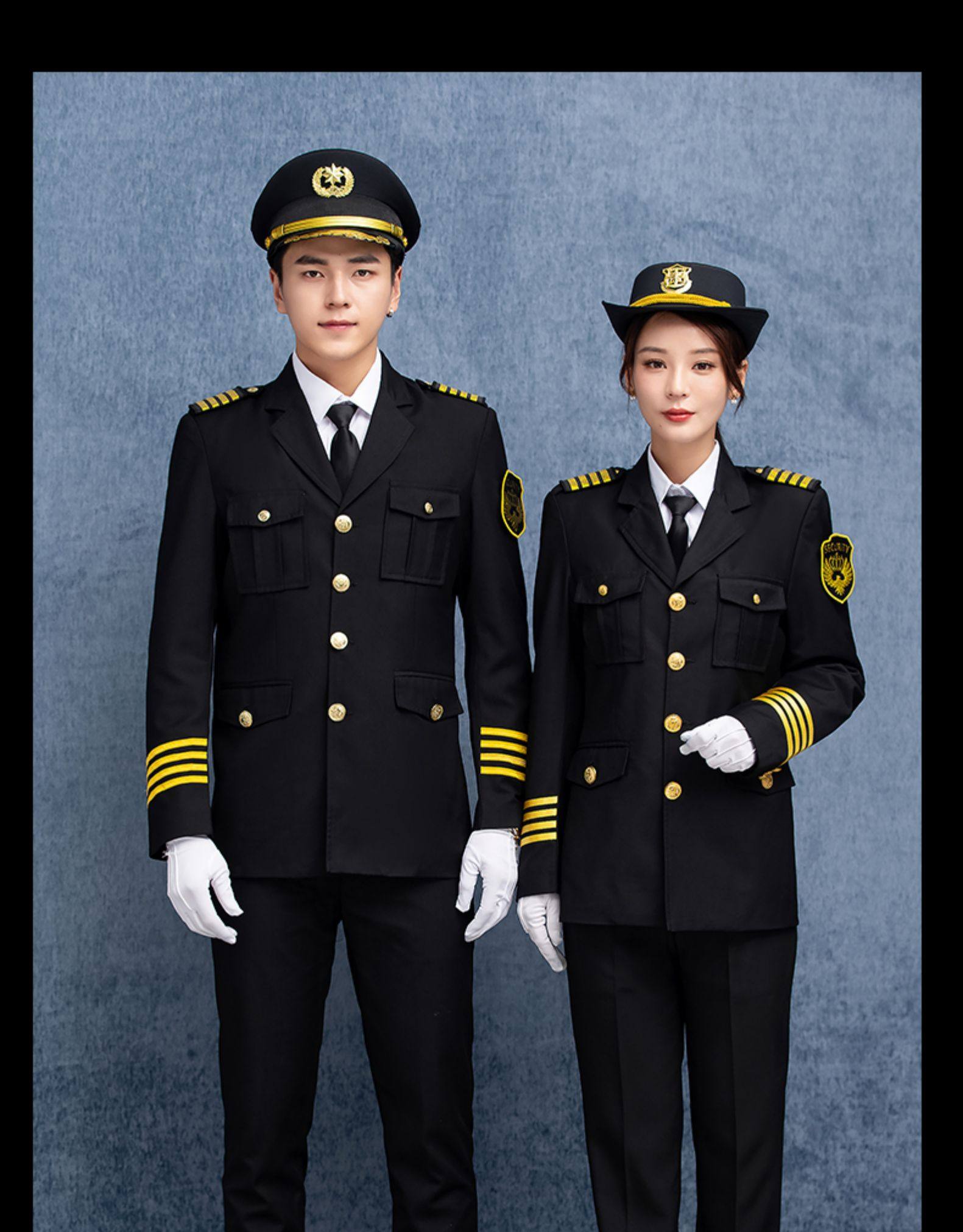 新式形象岗礼宾服保安春秋套装服保安工作服套装男女春秋冬季服装