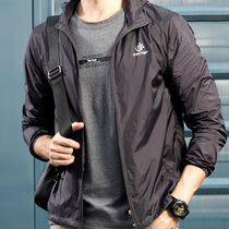 TECTOP spring sports windbreaker mens sunscreen clothing light sunscreen clothing large size breathable skin clothing Womens jacket