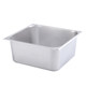 304 stainless steel portion basin rectangular basin with lid commercial fast food truck buffet basin serving basin square plate box