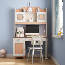 Nordic computer table and chair set children solid wood desk writing table home Modern simple right angle corner desk