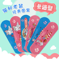 Henno Cartoon Creole Stickup Girl Cute Medical Waterproof And Breathable Children Little Fresh Tourniquet With 100 Pieces