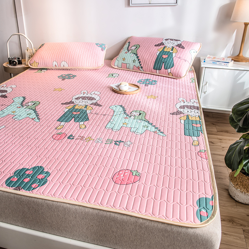 thailand latex mat 1.8m bed three piece set summer washable folding ice silk mat 1.2.0m 1.5 summer