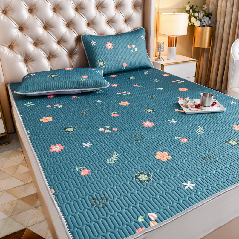 thailand latex mat 1.8m bed three piece set summer washable folding ice silk mat 1.2.0m 1.5 summer