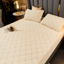 Milk Suede Bunk Bed SINGLE WINTER THICKENED CORAL SUEDE FLANNEL SUEDE MATTRESS COVER BED COVER NON-SLIP BEDSHEET PROTECTIVE SHEATH