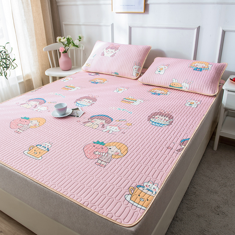 thailand latex mat 1.8m bed three piece set summer washable folding ice silk mat 1.2.0m 1.5 summer