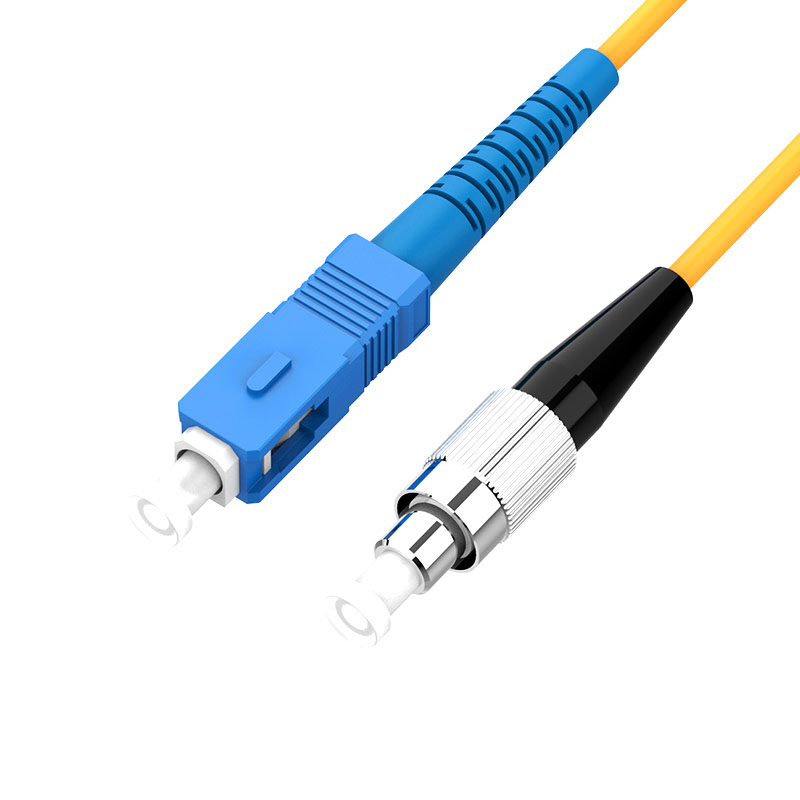 telecom grade fc-sc single mode optical fiber jumper household pigtail yellow finished round to square 1m2m5m3m outdoor
