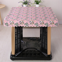 PU leather table cover Waterproof and oil-proof wash-in waterproof cover baking stove leather cover baking oven leather cover Leather desktop tablecloth