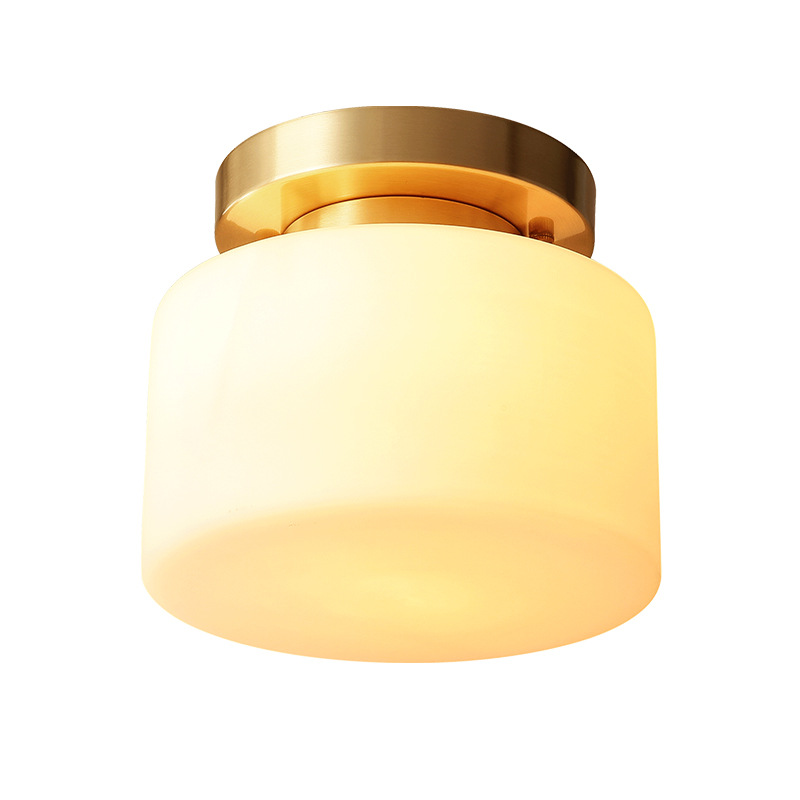 hilton all-copper new chinese-style ceiling lamp corridor aisle american porch light home balcony modern minimalist lamps