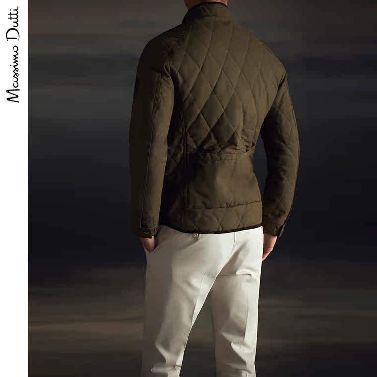 Massimo Dutti 男装 限量版全棉厚外套 03432145505