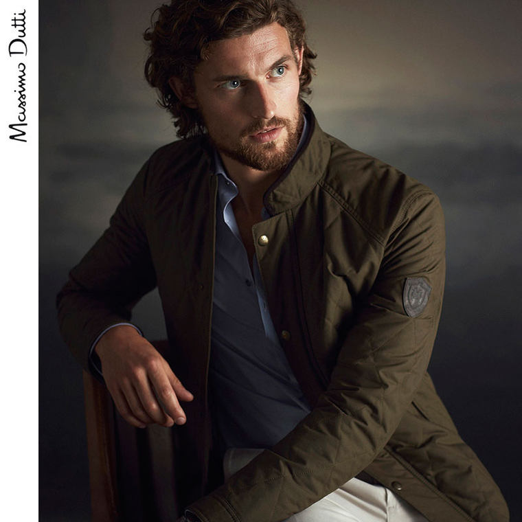 Massimo Dutti 男装 限量版全棉厚外套 03432145505