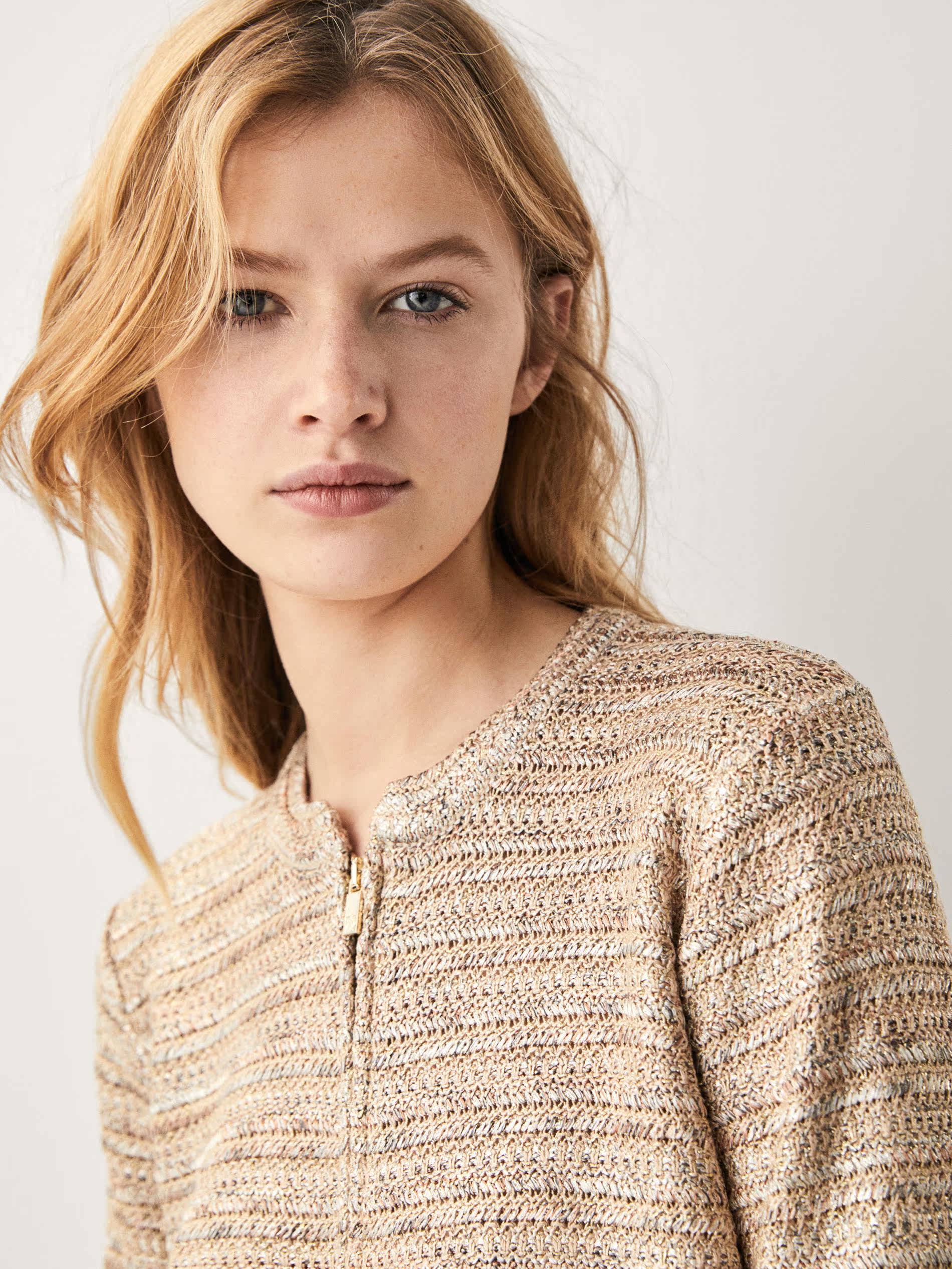 massimo dutti 女装 细穗设计时尚开衫 05660501303.