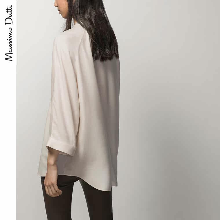 Massimo Dutti 女装 立领衬衫 05125861710