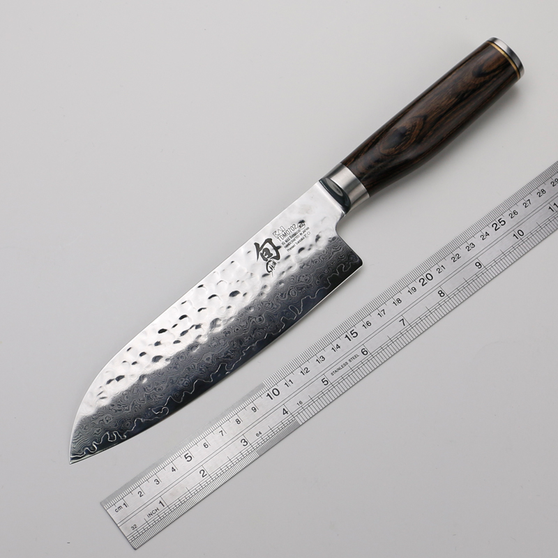 kai贝印旬刀日本旬刀大马士革钢厨刀三德刀tdm-0702