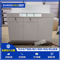 Paint Bank convenience service counter Bank fill-in desk Information desk Self-service experience counter Convenience counter table