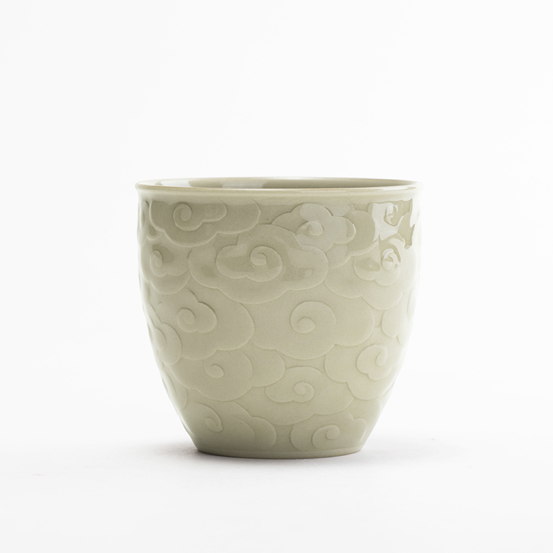 Up with xiangyun cup of jingdezhen ceramics craft master cup single CPU personal special sample tea cup tea cups