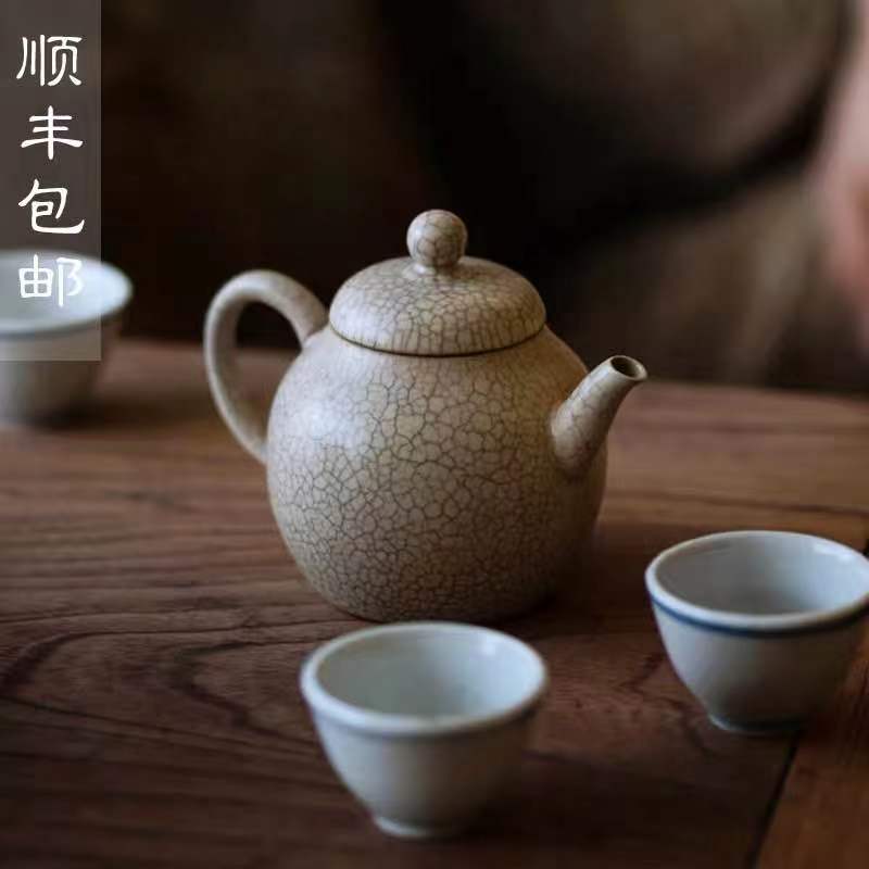 Undressed ore plant ash teapot permeability is comparable to the teapot it pure manual single pot of kung fu tea set