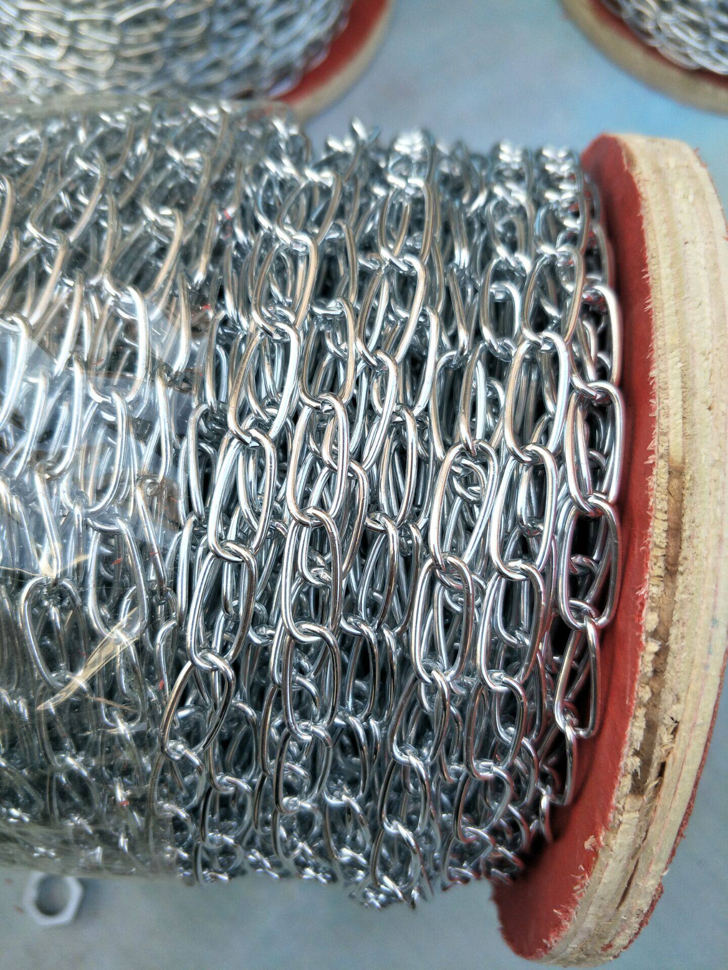 日光灯吊链小铁链细链吊链挂链1.5mm细铁链悬挂灯链条挂链瓜子链