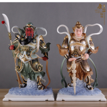 Garan Weituo Buddha Statue Guan Gong God Statue Han Bai Jade Weituo Tianshen Buddhist Protector Guan Erye Taoist Ornament