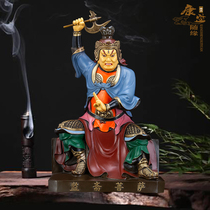 The 26-inch bronze statue of the Bodhisattva of the Messenger of the Great Saint Kinnara King protector temple is dedicated to Buddhist ornaments