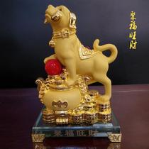 2018 Wangcai Shajin Dog Feng Shui Zodiac Dog Zhao Cai Dog Year Mascot New Year Home Car Dog Ornaments