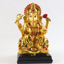 6 inch Thai elephant god of wealth God elephant head god of wealth day rejoicing day Southeast Asian Thai god car fortune ornaments