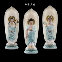 19 inch Western Three Saints Heavenly Run Gold Thread Great Mercy Great Pessimism World Sound Bodhisattva Kangsheng Ornament Single Price