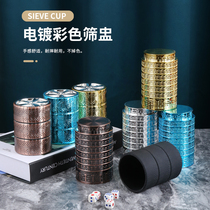 New plated screen flush color subsuit bar KTV Entertainment resistant to fall dice and creative tire color flush with dice