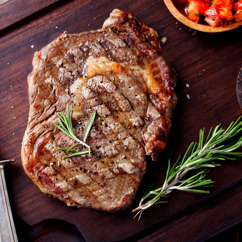 原切手工腌制牛排8片家庭牛排套餐团购厚切牛排1200g