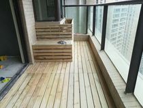 Chengdu professional custom-made installation of anti-corrosion wood flower frame flower box table and chair pavilion grape frame ceiling