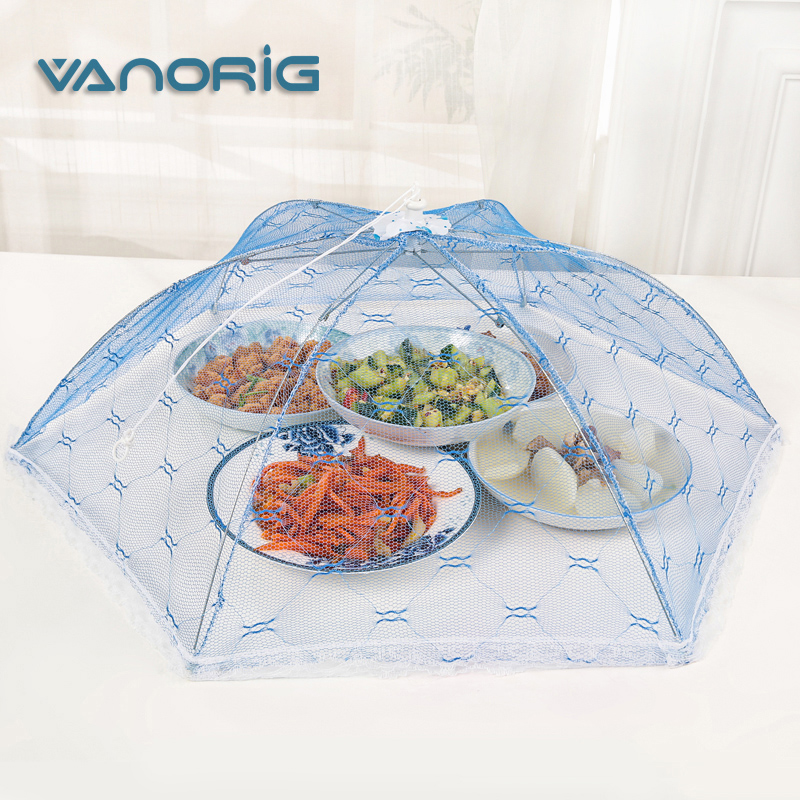vanorig大号餐桌罩饭菜罩水果罩防苍蝇食物罩蕾丝花边菜罩可折叠产品展示图5