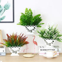 Hanging wall flower basket simulation flower suit hanging decoration wall-mounted wall plastic fake flower indoor hanging basket wall festival decorative flower