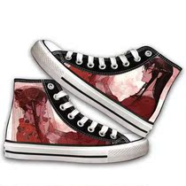 Heavenly official blessing shoes girls flower city thank you pity anime around the new high-top male and female students casual canvas shoes