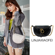 Next door Xiaofei autumn and winter ins bag female 2019 new fanny pack tide Korean fashion chain shoulder messenger chest bag