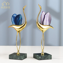 Modern light extravagant brass fairy crane swing piece creative wedding gift newlyweds practical sending brother-in-law newbie gift bestie gift