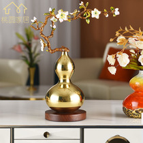 Brass plinth pendulum piece Living room Xuanguan TV cabinet Home Merchandiments Furnishing Transfer Decorations Qiao relocating Opening gifts