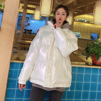 Bright down cotton clothes womens 2020 winter clothes New Korean loose cotton clothes female students short cotton-padded jacket disposable coat