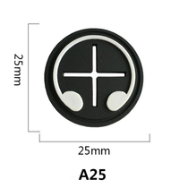 Factory spot 25mm round cross rubber data line headphone hole purse arm bag wire outlet hole