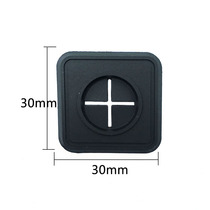 Factory Spot Square 30 * 30mm Home Textile Sport arm Pack with CD headphone outlet hole PVC Soft rubber headphone hole